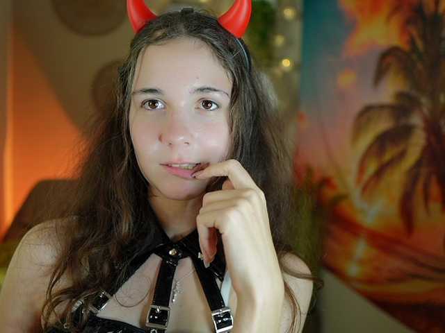 Fotod AvaTaylor Happy halloween!! #petite #naughty #cute #brunette #18 Let me be your cute devil tonigh