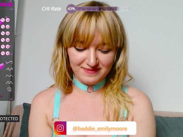 Fotod emilymoore_ hello! 12 hours stream happy saturday @remain until u make me cum relax with me fav vibes 100125150175 PVT OPEN