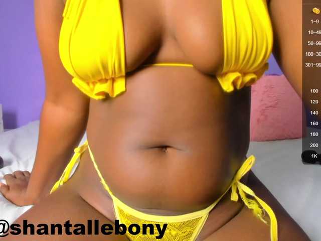 Fotod ShantallEbony Hi guys!! Welcome ♥ lets break the rules, open your mouth and enjoy my big squirt! do not be shy. #bouncing #blowjob #anal #doublepenetation #ebony